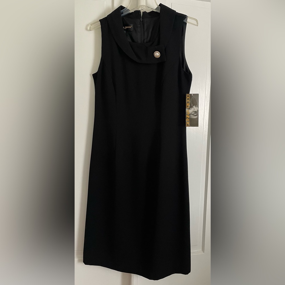 Stunning Donna Ricco Black cocktail/formal wear dress